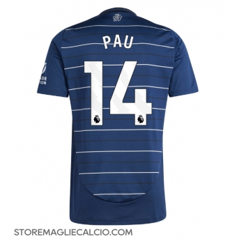 Aston Villa Pau Torres #14 Maglia Gara Terza Repliche 2024-25